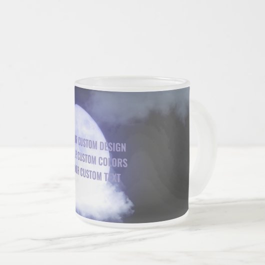 Erstellen Sie Ihr eigenes benutzerdefiniertes Pers Mattglastasse (VorderseiteRechts)