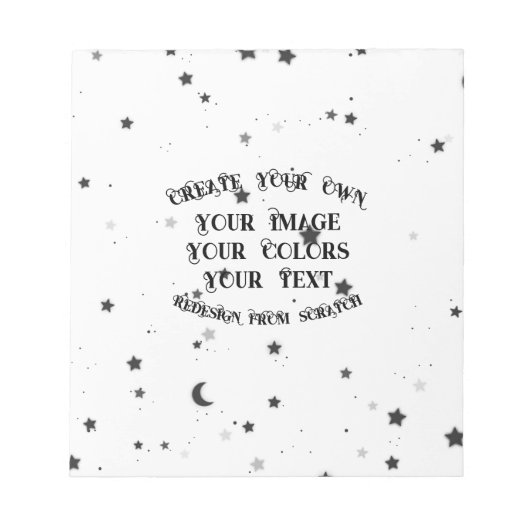 Erstellen Sie Ihr eigenes benutzerdefiniertes Pers Notizblock (Vorderseite)