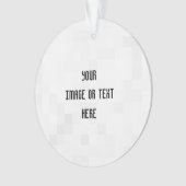 Erstellen Sie Ihr eigenes benutzerdefiniertes Pers Ornament (Vorderseite)