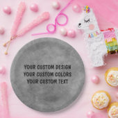 Erstellen Sie Ihr eigenes benutzerdefiniertes Pers Pappteller (Party)