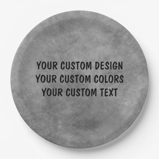 Erstellen Sie Ihr eigenes benutzerdefiniertes Pers Pappteller (Vorderseite)