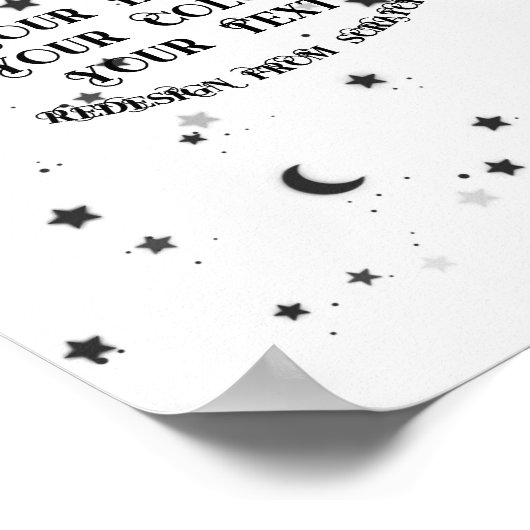 Erstellen Sie Ihr eigenes benutzerdefiniertes Pers Poster (Ecke)