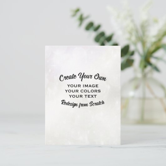 Erstellen Sie Ihr eigenes benutzerdefiniertes Pers Postkarte (Stehend Vorderseite)