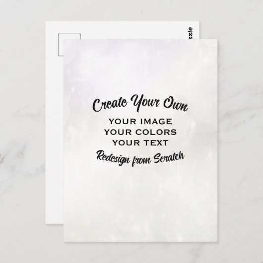 Erstellen Sie Ihr eigenes benutzerdefiniertes Pers Postkarte (Vorne/Hinten)