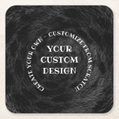 Erstellen Sie Ihr eigenes benutzerdefiniertes Pers Rechteckiger Pappuntersetzer (Vorderseite)