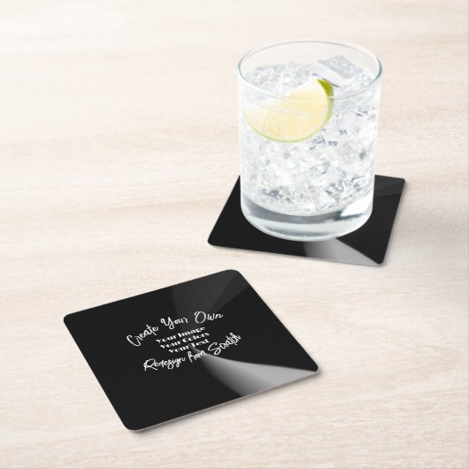 Erstellen Sie Ihr eigenes benutzerdefiniertes Pers Rechteckiger Pappuntersetzer (Vor Ort)