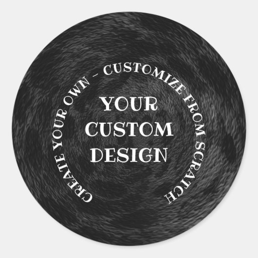 Erstellen Sie Ihr eigenes benutzerdefiniertes Pers Runder Aufkleber (Vorderseite)