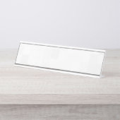 Erstellen Sie Ihr eigenes benutzerdefiniertes Pers Schreibtischnamensplakette (Vorderseite )