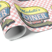 Erstellen Sie Ihr eigenes benutzerdefiniertes Retr Geschenkpapier (Rolleneckpunkt)