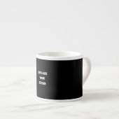 Erstellen Sie Ihr eigenes, benutzerdefiniertes Sch Espressotasse (Vorderseite Rechts)