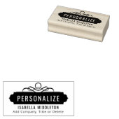 Erstellen Sie Ihr eigenes - Berufliches Geschäftsd Gummistempel (Stempel)