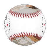 Erstellen Sie Ihr eigenes "Bester Vater je" 2-Foto Baseball (Rückseite)