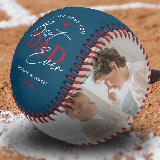 Erstellen Sie Ihr eigenes "Bester Vater je" 2 Foto Baseball