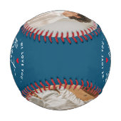 Erstellen Sie Ihr eigenes "Bester Vater je" 2 Foto Baseball (Rückseite)