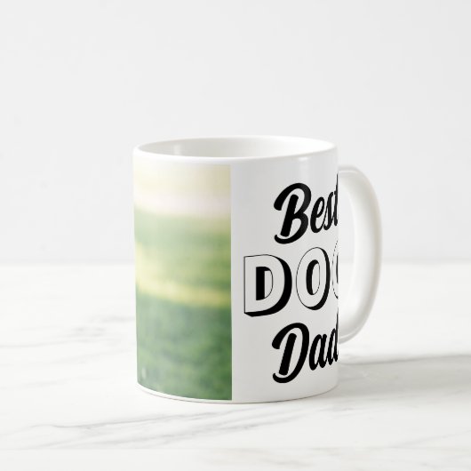 Erstellen Sie Ihr eigenes bestes Dog Vater Pet-Fot Kaffeetasse (VorderseiteRechts)