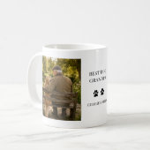 Erstellen Sie Ihr eigenes Bestes Hund-Opa-monogram Kaffeetasse (Vorderseite Links)