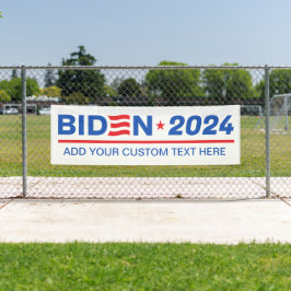 Erstellen Sie Ihr eigenes Biden 2024 Banner