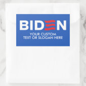 Erstellen Sie Ihr eigenes Biden 2024 Rechteckiger Aufkleber (Tasche)