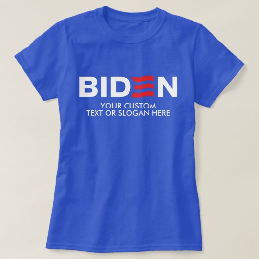 Erstellen Sie Ihr eigenes Biden 2024 T-Shirt (Design vorne)