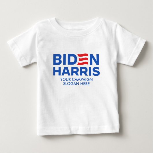 Erstellen Sie Ihr eigenes Biden Harris 2024 Baby T-shirt (Vorderseite)