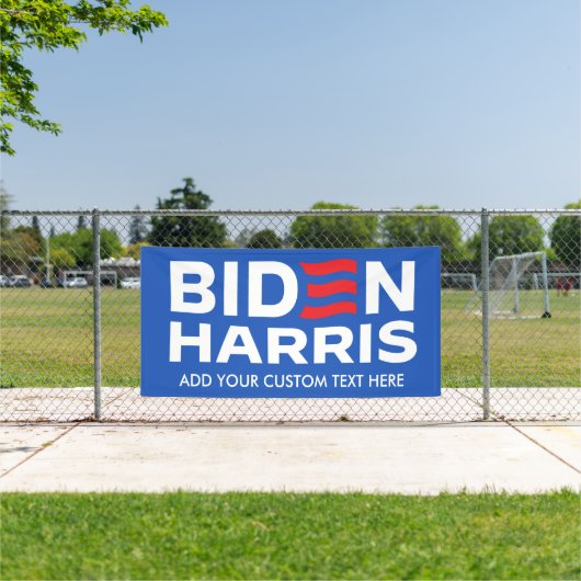 Erstellen Sie Ihr eigenes Biden Harris 2024 Banner (Insitu)