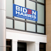 Erstellen Sie Ihr eigenes Biden Harris 2024 Banner (Äußeres Gebäude)