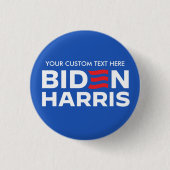 Erstellen Sie Ihr eigenes Biden Harris 2024 Button (Vorderseite)