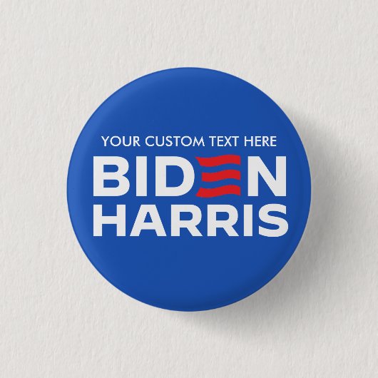 Erstellen Sie Ihr eigenes Biden Harris 2024 Button (Vorderseite)