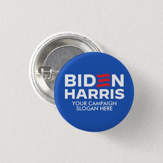 Erstellen Sie Ihr eigenes Biden Harris 2024 Button (Vorne & Hinten)