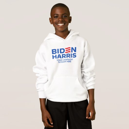 Erstellen Sie Ihr eigenes Biden Harris 2024 Hoodie (Vorne ganz)