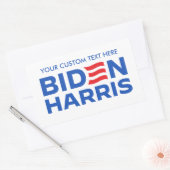 Erstellen Sie Ihr eigenes Biden Harris 2024 Rechteckiger Aufkleber (Umschlag)