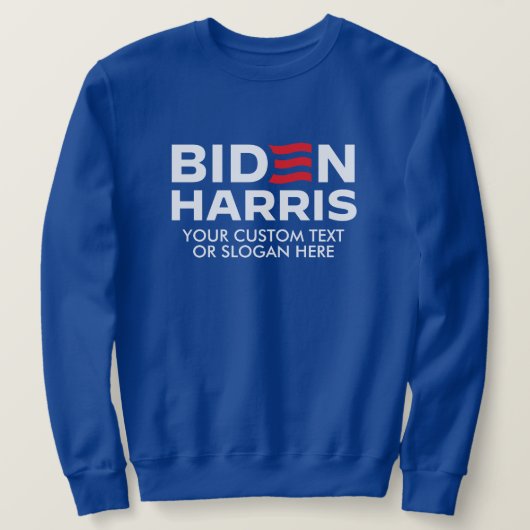 Erstellen Sie Ihr eigenes Biden Harris 2024 Sweatshirt (Design vorne)