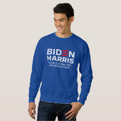 Erstellen Sie Ihr eigenes Biden Harris 2024 Sweatshirt (Vorne ganz)