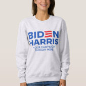 Erstellen Sie Ihr eigenes Biden Harris 2024 Sweatshirt (Vorderseite)