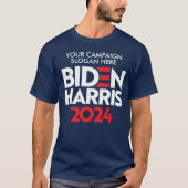 Erstellen Sie Ihr eigenes Biden Harris 2024-Wahlmo T-Shirt (Vorderseite)
