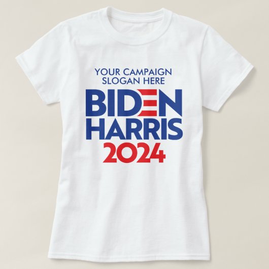 Erstellen Sie Ihr eigenes Biden Harris 2024-Wahlmo T-Shirt (Design vorne)