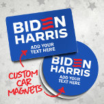 Erstellen Sie Ihr eigenes Biden Harris-Wahlmotto Auto Magnet<br><div class="desc">Erstellen Sie Ihr eigenes Biden Harris Campaign Apparel and Campaign Gear. Passen Sie dieses Produkt an, indem Sie auf: PERSONALISIEREN > CUSTOM TEXT EINGREIFEN - Und das ist's! Genießen Sie 100's weitere kundenspezifische Apparel-Artikel, darunter Shirts für individuelle Kampagnen, Aufkleber für benutzerdefinierte Kampagnen, Kampagnen-Buttons, individuelle Kampagnen-Zeichen, benutzerdefinierte Kampagnen-Magnete, maßgeschneiderte Kampagnen-Ornamente, individuelle...</div>