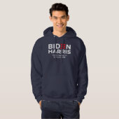 Erstellen Sie Ihr eigenes Biden Harris-Wahlmotto Hoodie (Vorne ganz)
