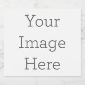 Gestaltbare Bierflaschen Etikett (10,1 cm x 9 cm) (Einzelnes Label)