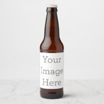 Erstellen Sie Ihr eigenes Bierflaschen-Etikett (4" Bierflaschenetikett