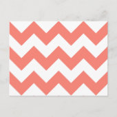 Erstellen Sie Ihr eigenes Big Lachs Zigzag Muster Postkarte (Vorderseite)