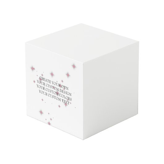 Erstellen Sie Ihr eigenes Bild - hier Ihr Bild - Würfel (Vorderseite Schrägansicht)