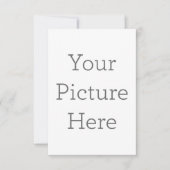 8.89 cm x 12.7 cm Flache Dankeskarte (Vorderseite)