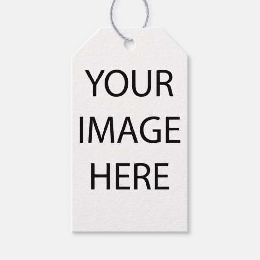 Erstellen Sie Ihr eigenes Bild oder Text Geschenkanhänger (Vorderseite)