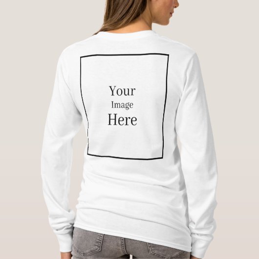 Erstellen Sie Ihr eigenes Bild T-Shirt (Rückseite)