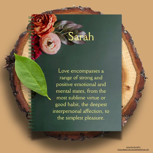 Erstellen Sie Ihr eigenes Bild und Text l Moderne Notizblock