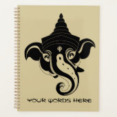 Erstellen Sie Ihr eigenes Black & Gold Ganesh Planer (Vorderseite)