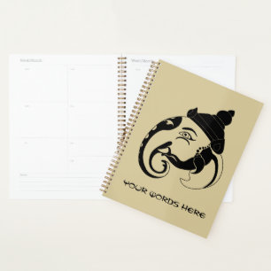 Erstellen Sie Ihr eigenes Black & Gold Ganesh-Prof Planer