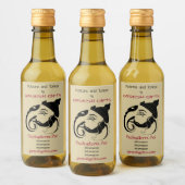 Erstellen Sie Ihr eigenes Black & Gold Ganesh-Prof Weinetikett (Flaschen)