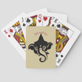 Erstellen Sie Ihr eigenes Black & Gold Ganesh Spielkarten